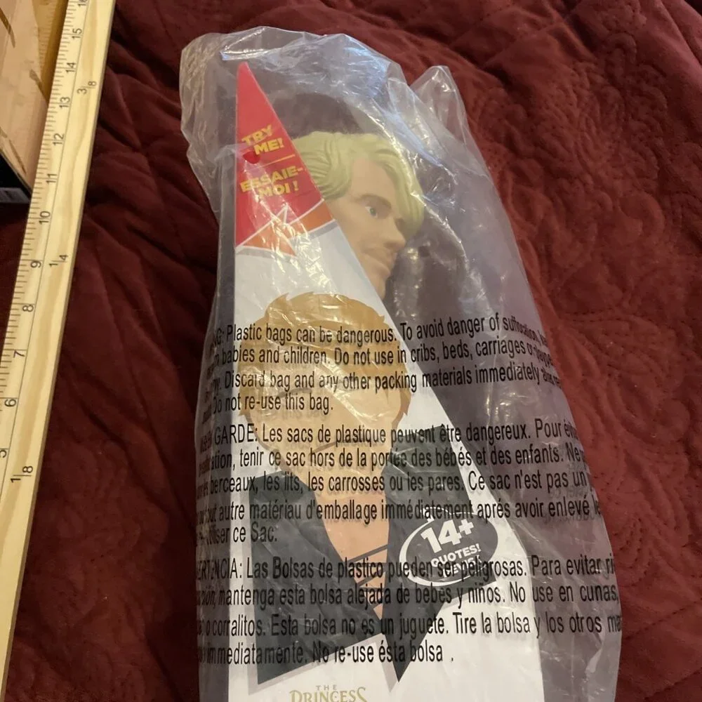 NIB‎ Westley Shelf Talkers Princess Bride Talking Doll Jakks Pacific 14+ Quotes